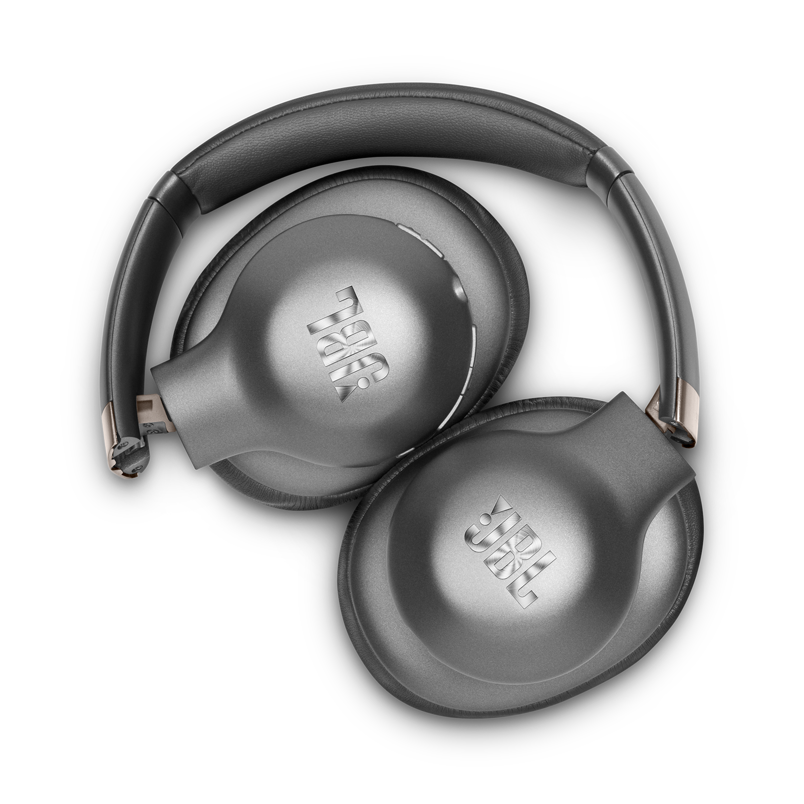 JBL EVEREST™ ELITE 750NC - Gun Metal - Wireless Over-Ear Adaptive Noise Cancelling headphones - Detailshot 1